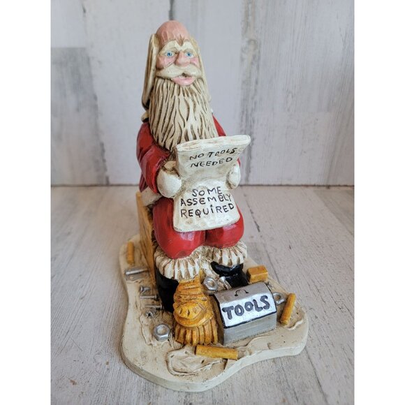Kurt Adler santa bolinger Some assembly required Paul bolinger santa xmas home d - Picture 1 of 8